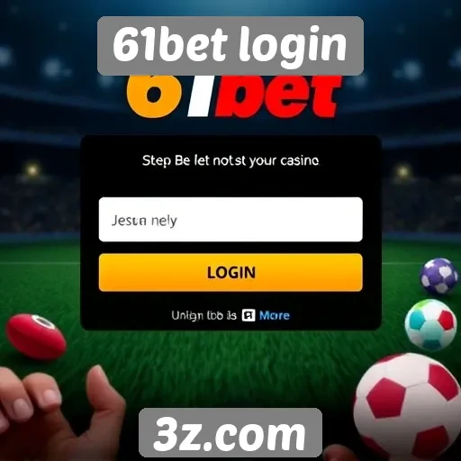 Overview do processo de registro no 61bet